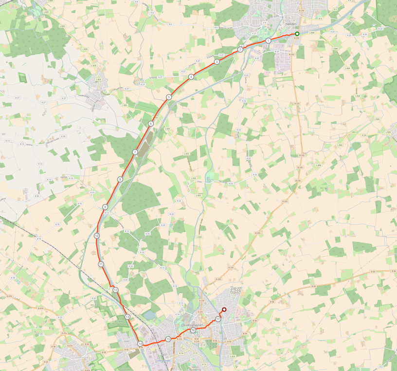 Point2Point - Der 9 Brücken-Lauf von Senden nach lüdinghausen