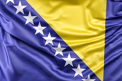 Flagge Bosnien und Herzegovina 240_160